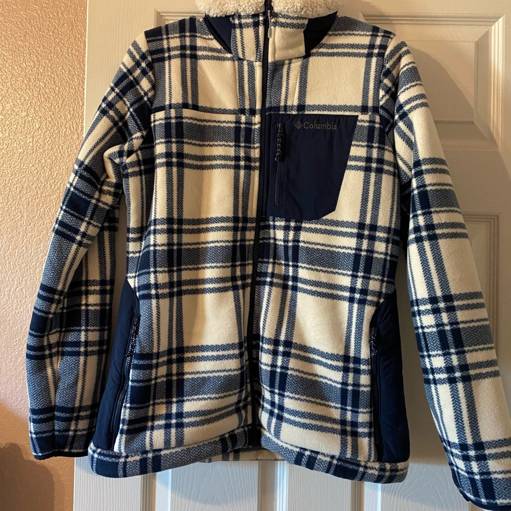 Blue Plaid Columbia Jacket